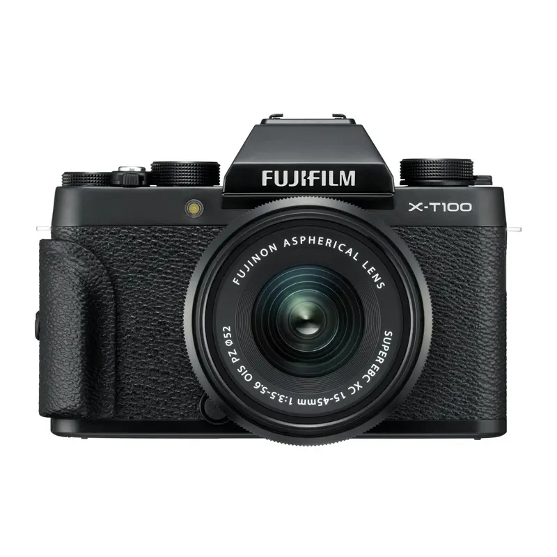 Fujifilm X-T100 Body with XC 15-45mm OIS PZ Lens Kit (Black)
