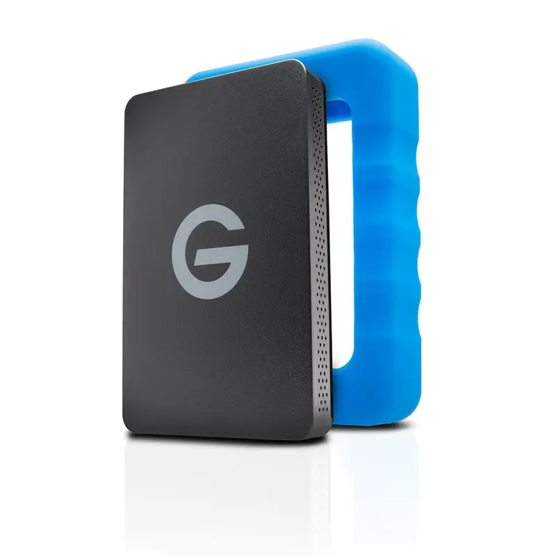 G-Technology 2TB G-Drive ev RaW USB 3.1 Hard Drive with Rugged Bumper