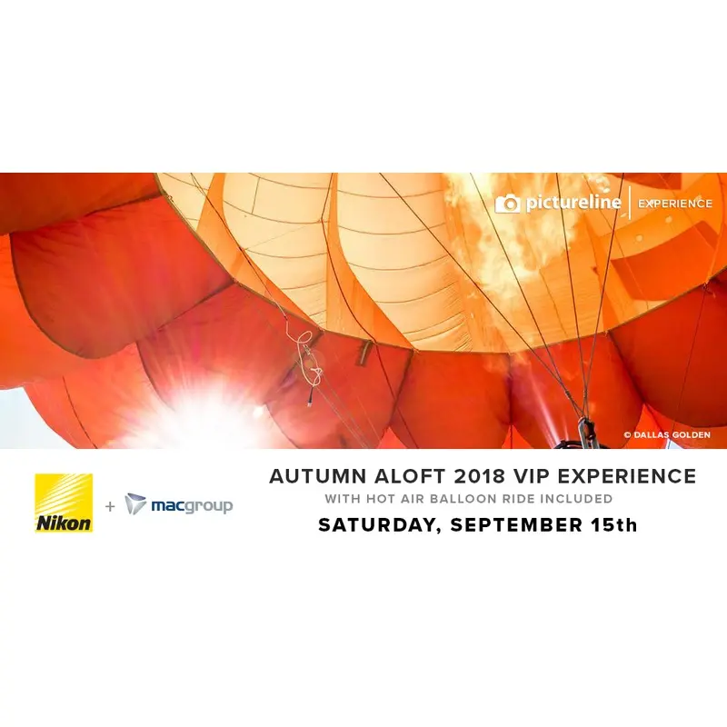 Autumn Aloft 2018 VIP Experience with Hot Air Balloon Ride (September 15th, Saturday)
