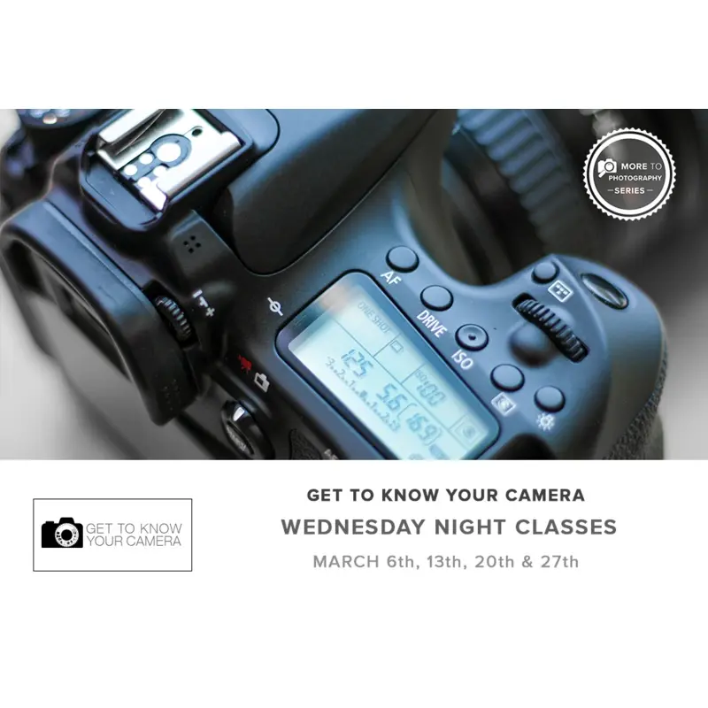 Get To Know Your Camera - Part 1 (March 2019)