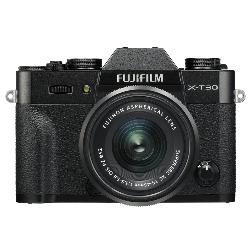 Fujifilm X-T30 Mirrorless Body with XC 15-45mm PZ Lens Kit (Black)
