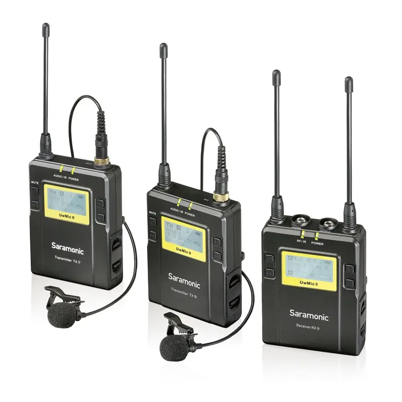 Saramonic UwMic9 Dual Transmitter Lavalier Mic Kit