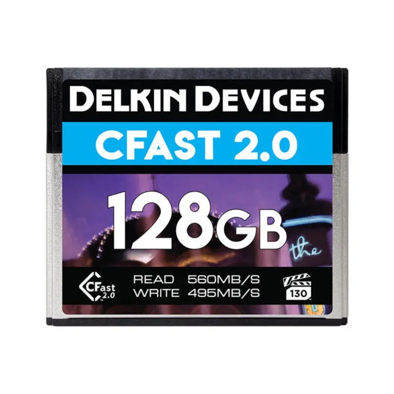 Delkin 128GB CFast 2.0 Memory Card