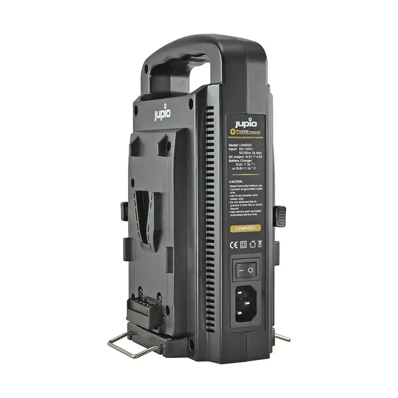 Jupio Portable Dual Battery Charger (V-Mount)