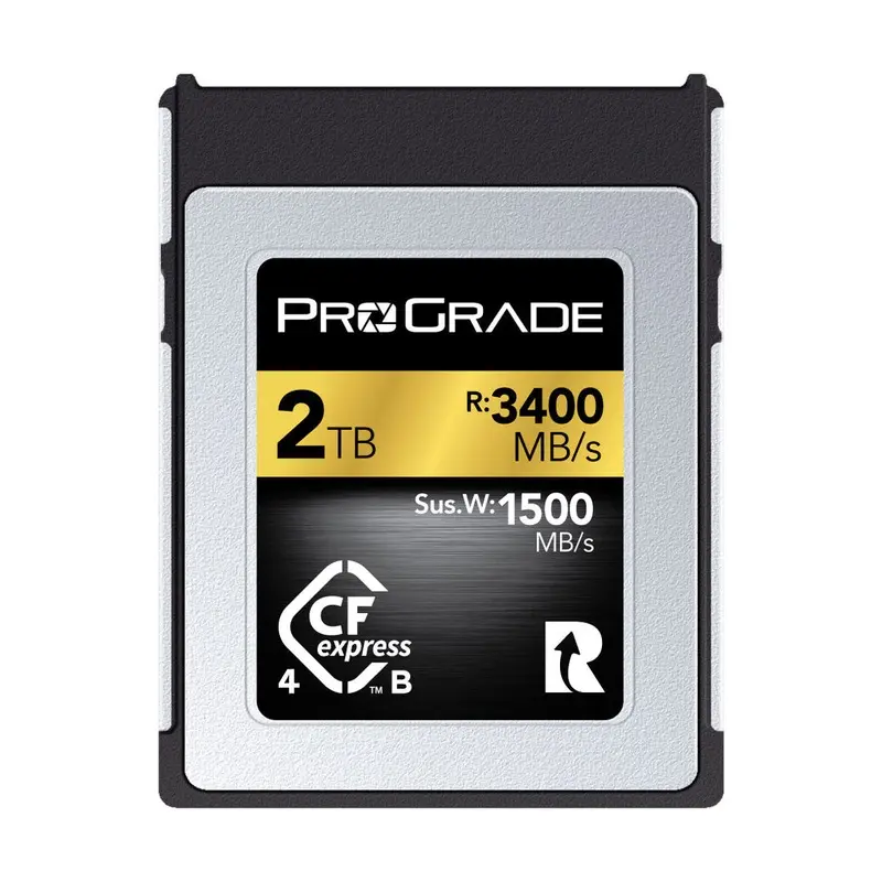ProGrade Digital 2TB CFexpress 4.0 Type B Gold Memory Card