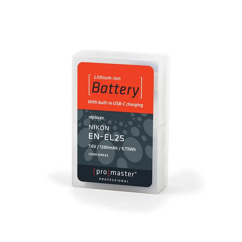 ProMaster EN-EL25 Li-ion Battery with USB-C Charging for Nikon