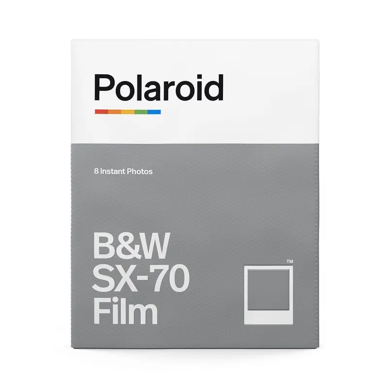 Polaroid B&W Film for Polaroid SX-70 Cameras (8)