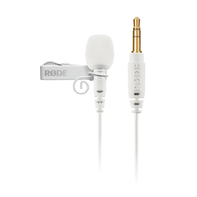 RODE Lavalier GO Omnidirectional Lavalier Microphone (White)