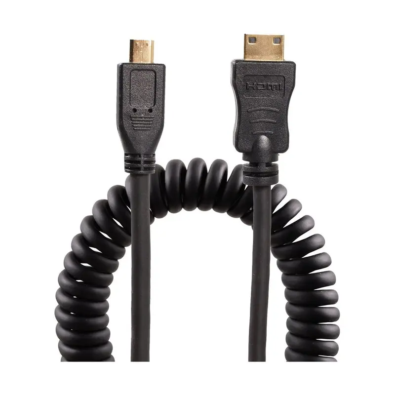 pictureline Mini HDMI to Micro HDMI Coiled 12 Cable