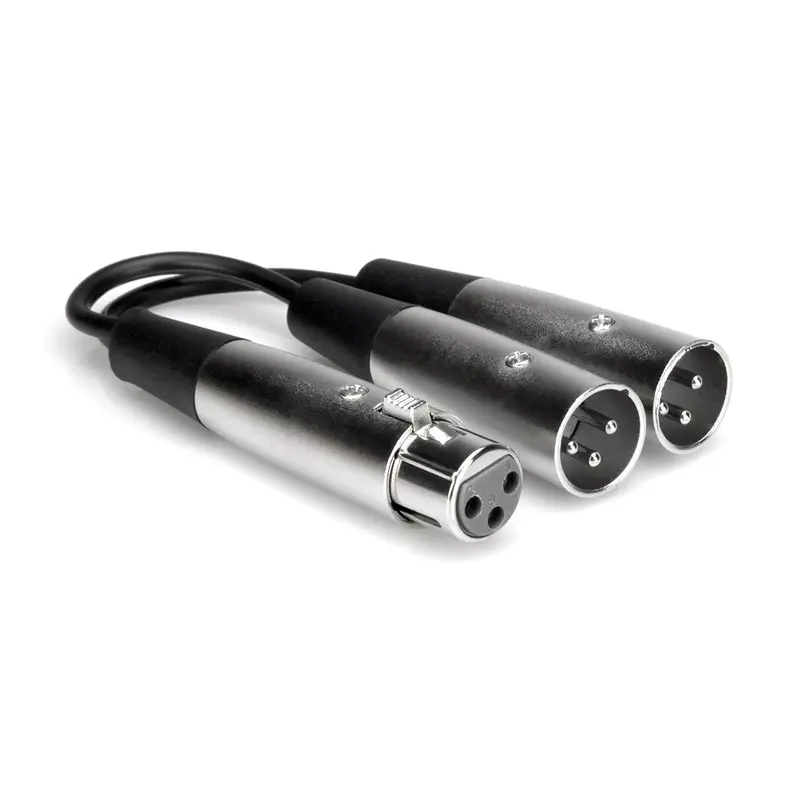 Hosa Technology XLR Female to 2 XLR Male Y-Cable (6)