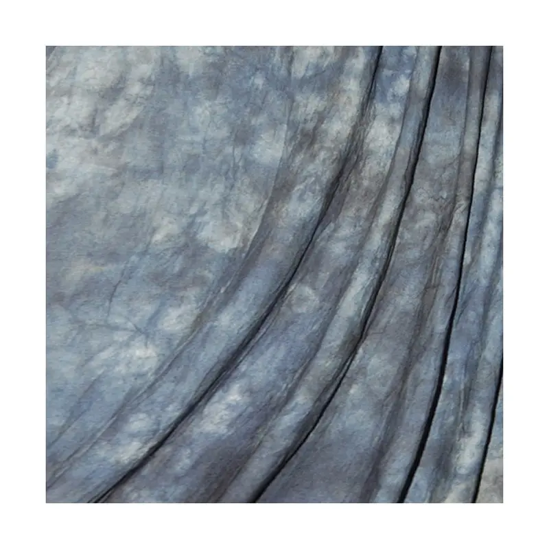 Savage Blue Winter Crushed Muslin 10x24