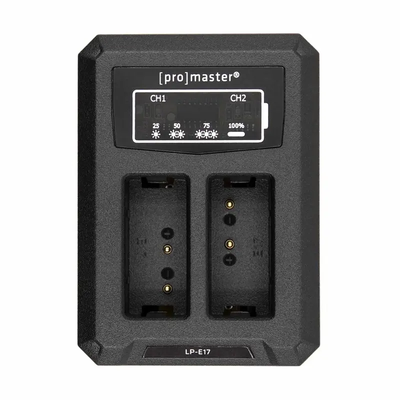 ProMaster Dual USB Charger for Canon LP-E17