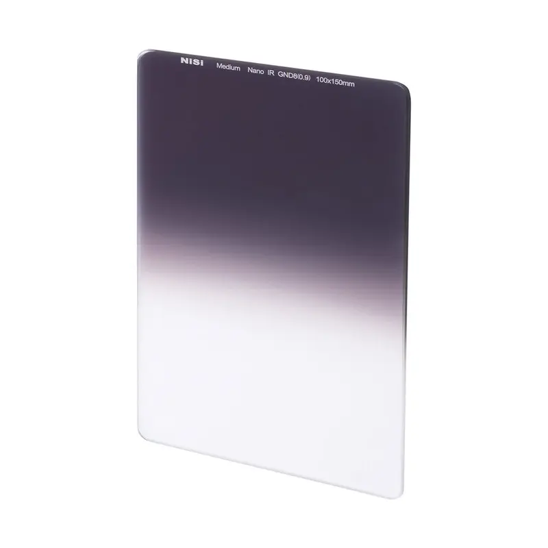 NiSi 100x150mm Nano IR Medium Graduated Neutral Density Filter - ND8 (0.9) - 3 Stop