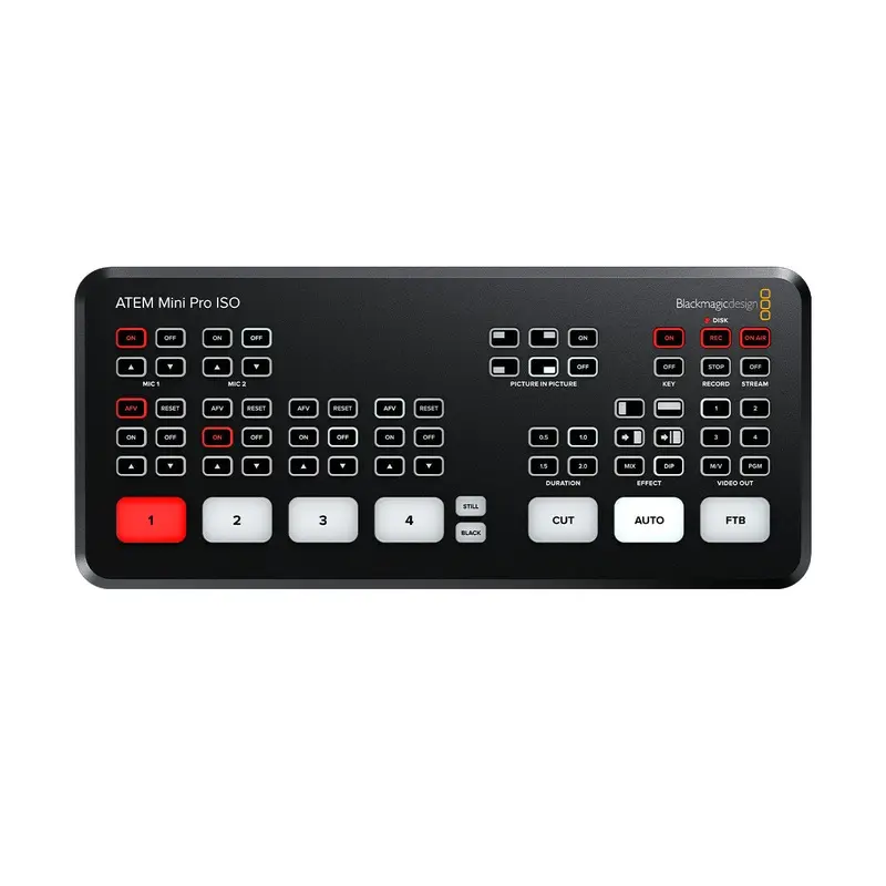 Blackmagic Design ATEM Mini Pro ISO HDMI Live Stream Switcher *OPEN BOX*