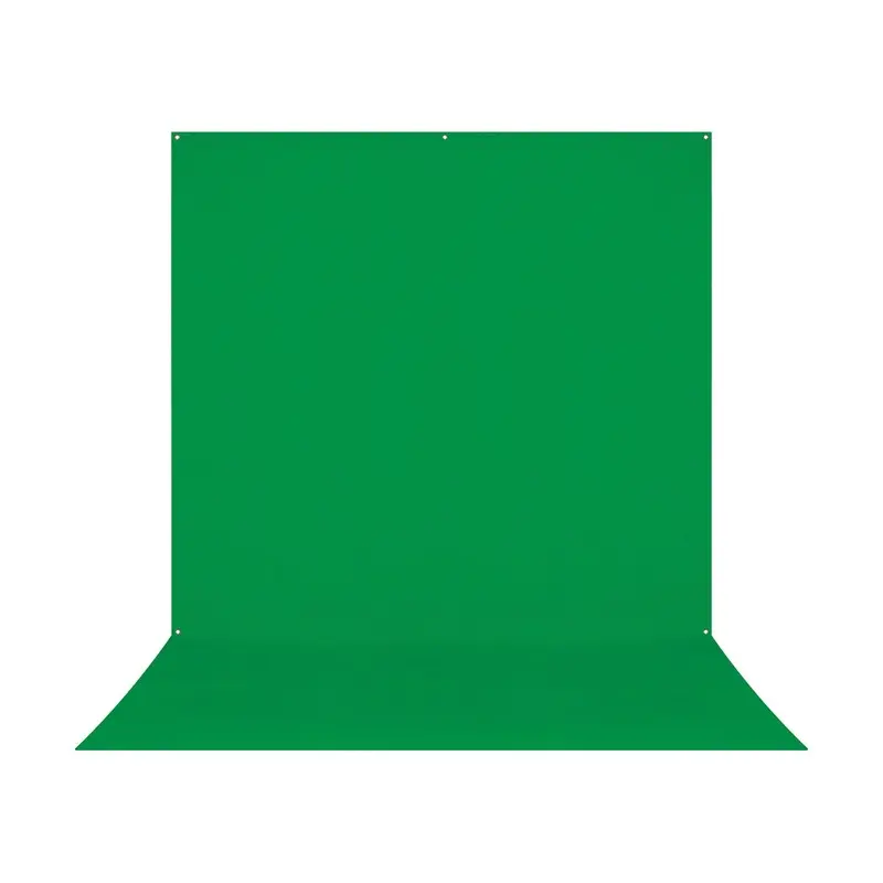 Westcott X-Drop Pro Wrinkle-Resistant Backdrop - Chroma-Key Green Screen Sweep (8' x 13')
