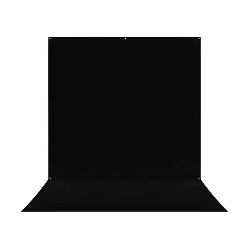 Westcott X-Drop Pro Wrinkle-Resistant Backdrop - Rich Black Sweep (8' x 13')
