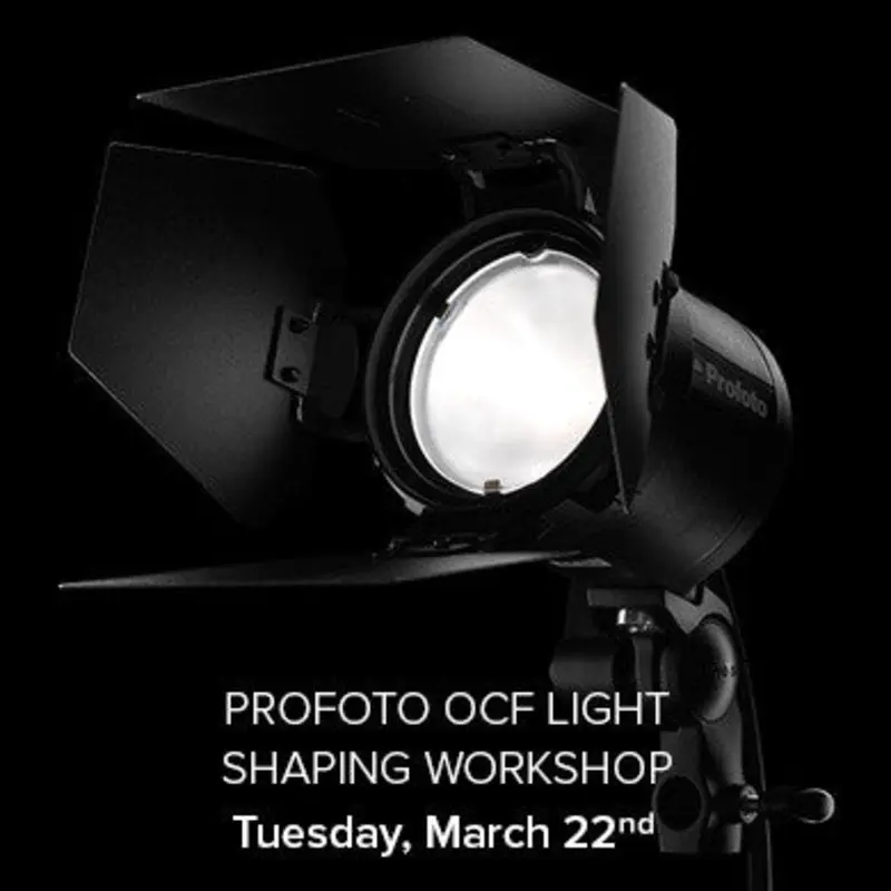 Profoto OCF Light Shaping Workshop March 22, 2016