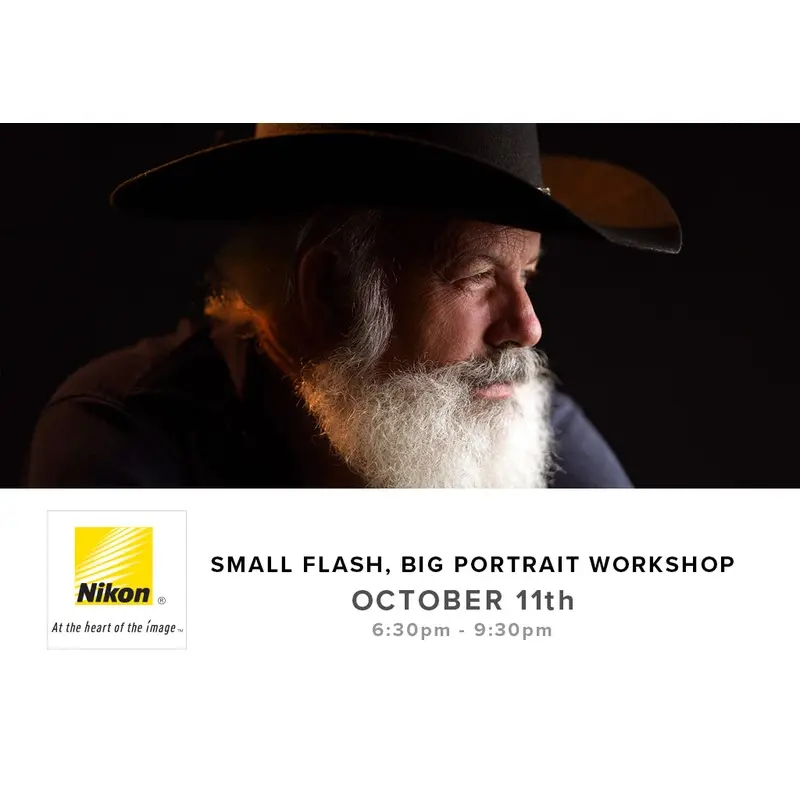 Small Flash, Big Portrait Workshop with Nikon (October 11th)