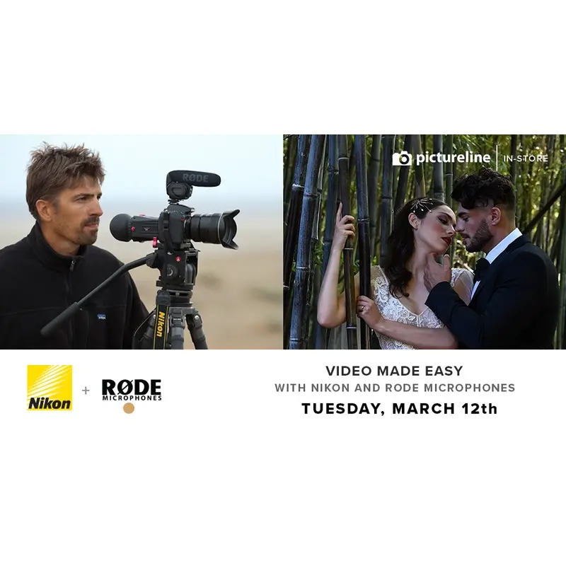 Video Made Easy with Nikon and RODE Microphones (March 12th, Tuesday)