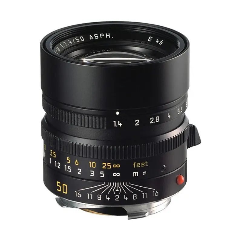 Leica 50mm f/1.4 Summilux-M ASPH Lens (Black Anodized)