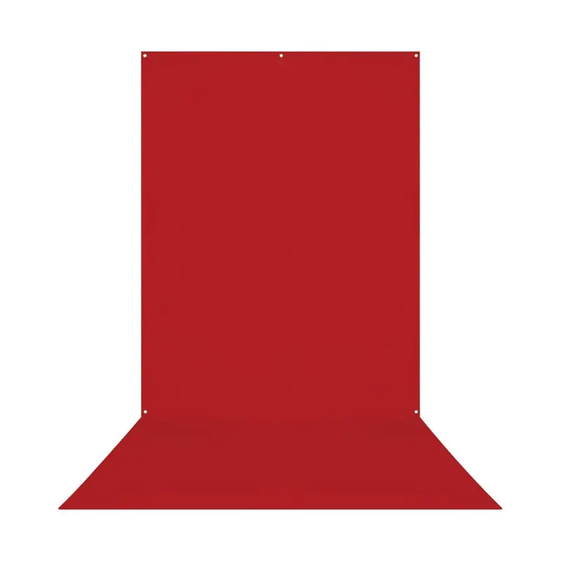 Westcott X-Drop Wrinkle-Resistant Backdrop - Scarlet Red (5' x 12')