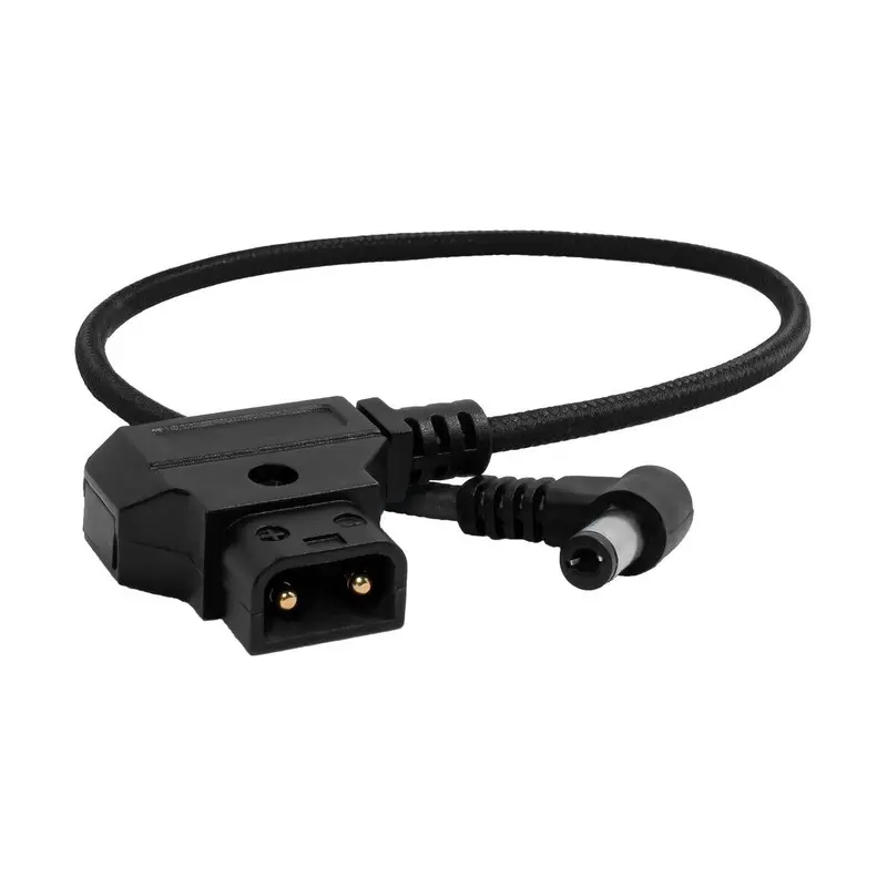 Kondor Blue 15" D-Tap to 5.5 x 2.5mm DC Right Angle Cable (Black)