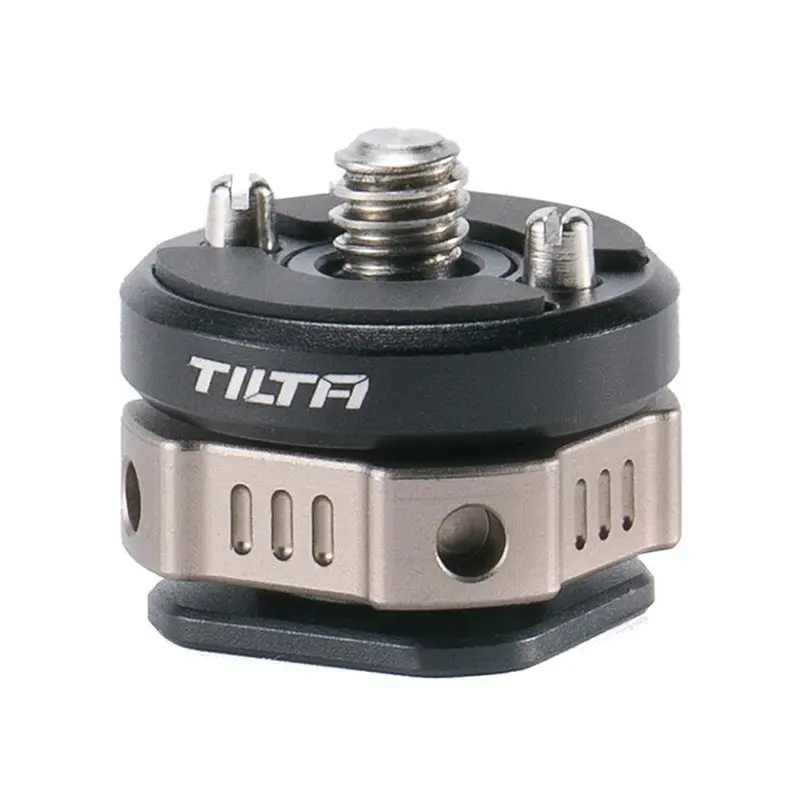 Tilta Cold Shoe Mounting Adapter Bracket with 1/4"-20 Anti-Twist V2