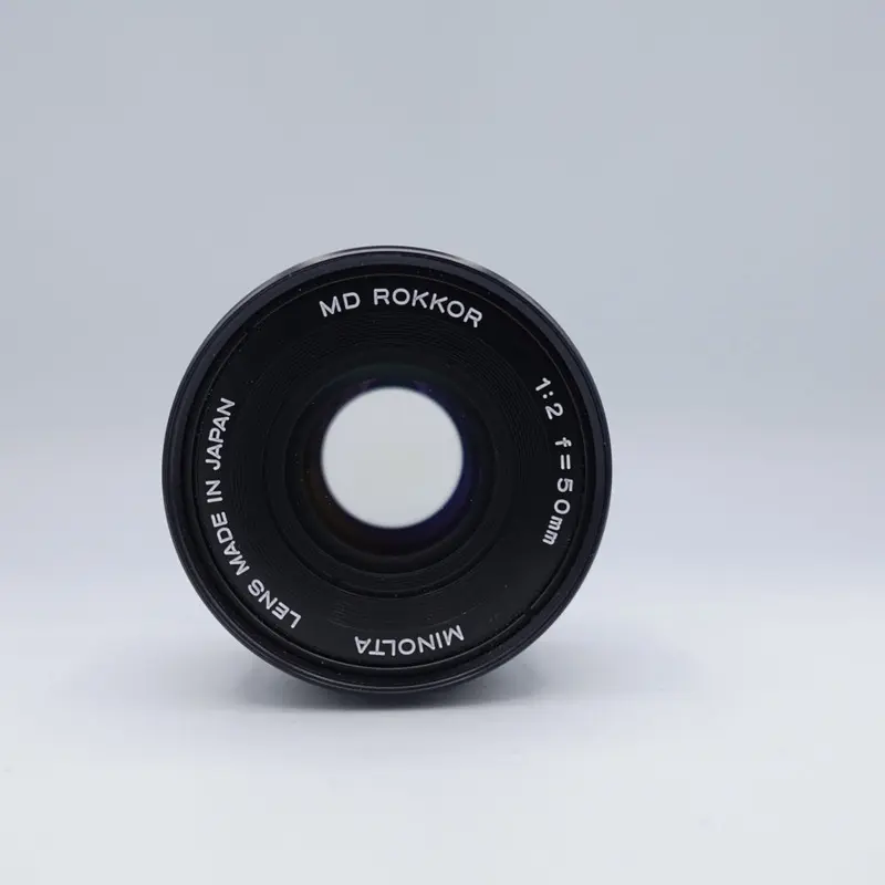 Used Minolta MD Rokkor 50mm f/2 SLR Lens | Black | U9