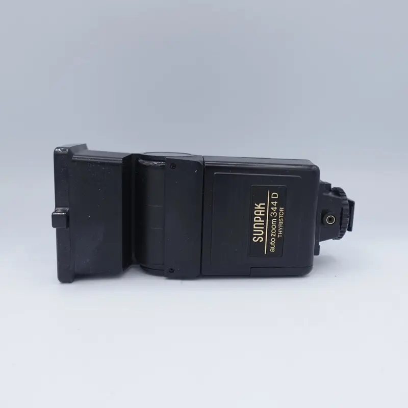 Used Sunpak Auto Zoom 344 D Thyristor Flash for Nikon | Black | U9+