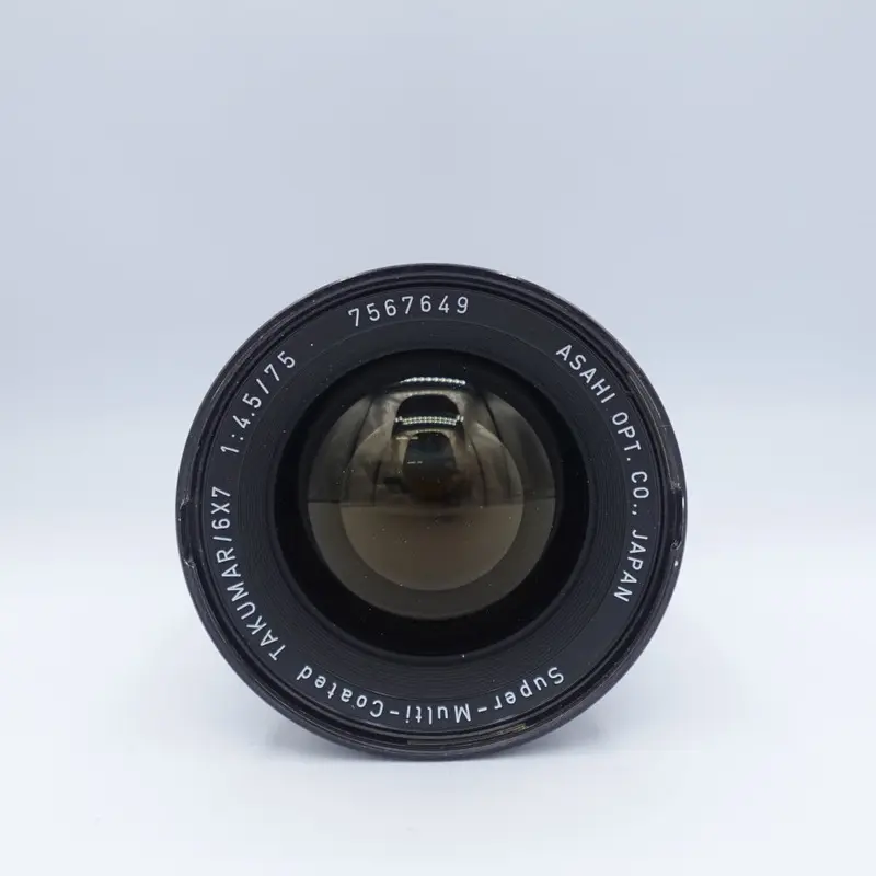 Used Super-Multi-Coated Pentax Takumar 75mm f/4.5 6x7 Lens | Black | U9