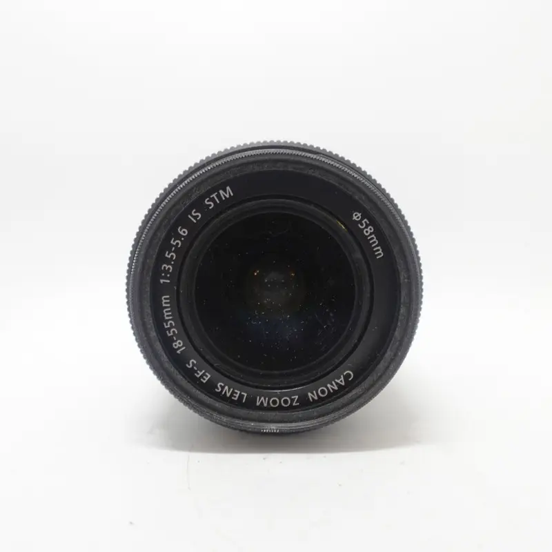 Used Canon EF-S 18-55mm f/3.5-5.6 IS STM Zoom Lens | Black | U8+