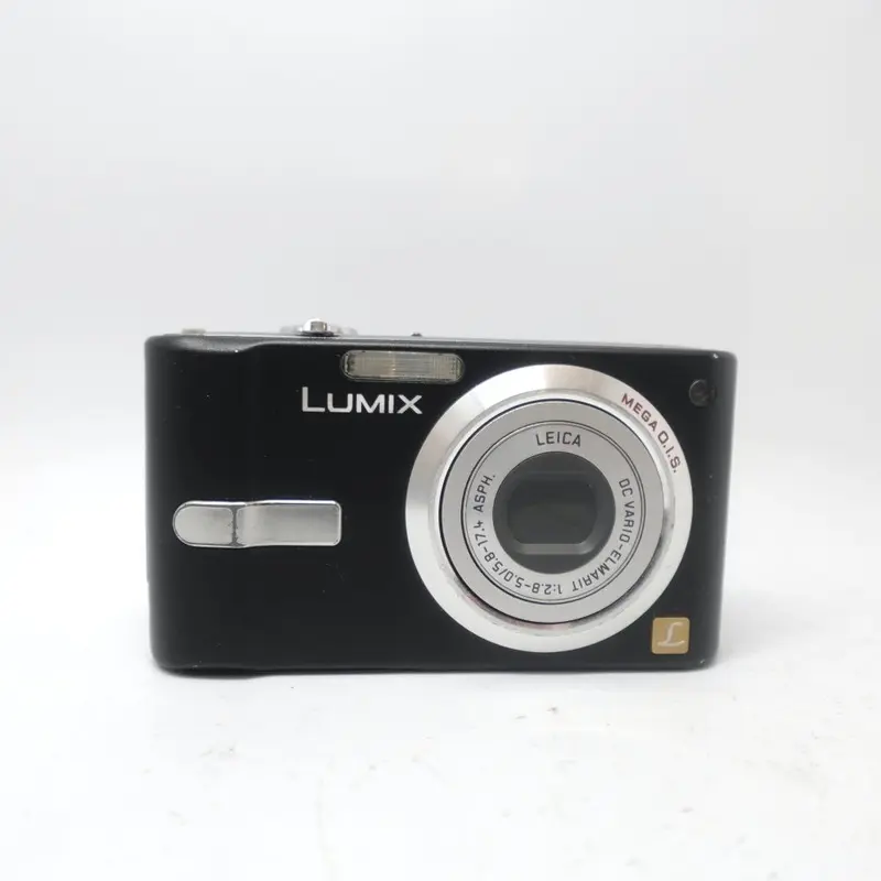Used Panasonic Lumix DMC-FX12 Digital Point and Shoot Camera | Black | U8