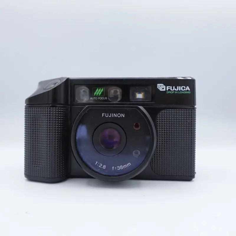 Used Fujifilm Fujica DL-100 35mm Point and Shoot Camera | Black | U8