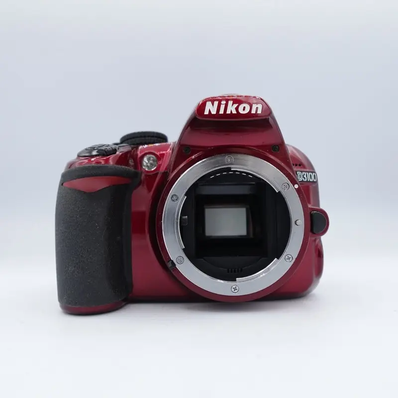 Used Nikon D3100 DSLR Camera Body | Red | U9