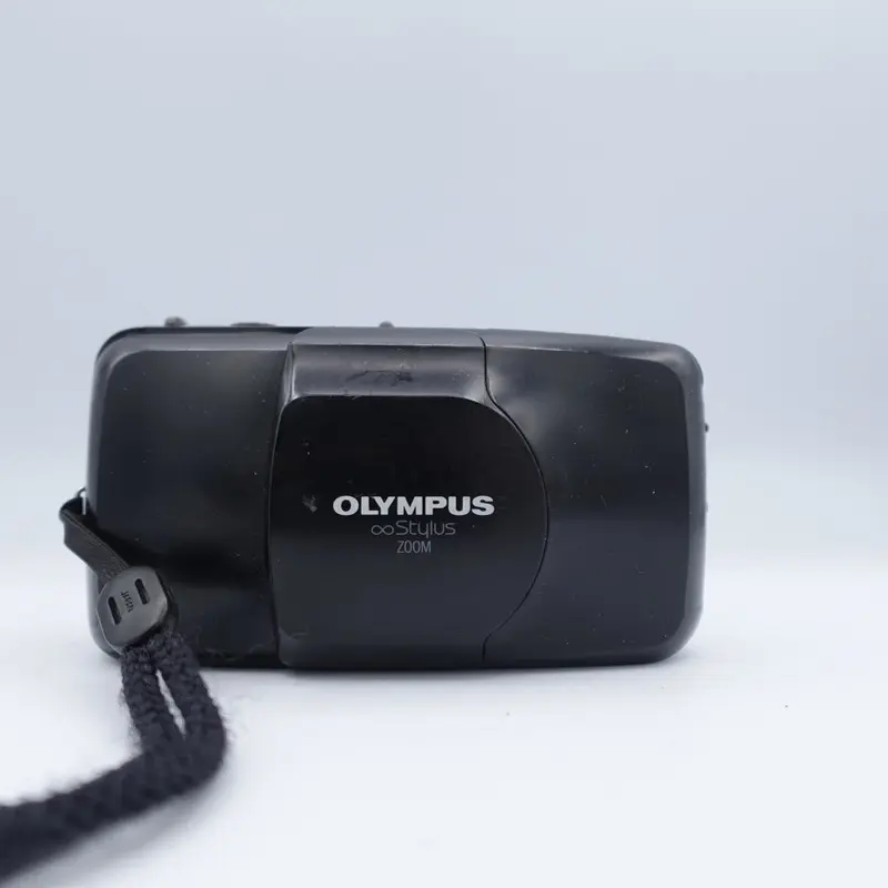 Used Olympus Infinity Stylus Zoom 35mm Point and Shoot Camera | Black | U8