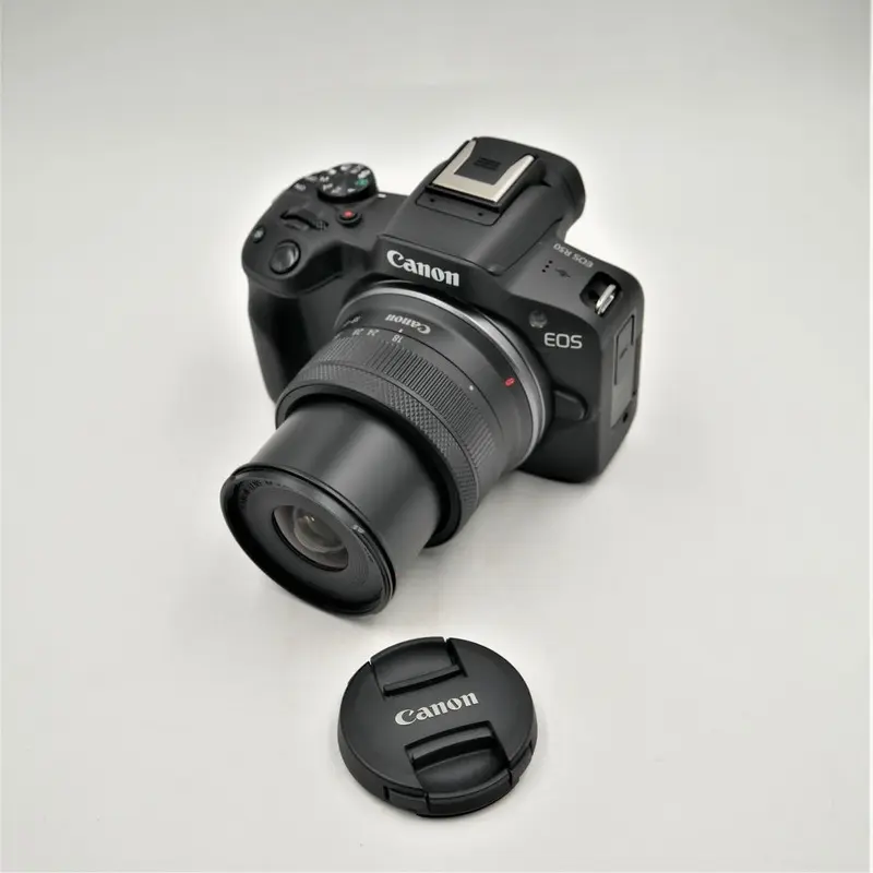 Canon EOS R50 Mirrorless Camera with 18-45mm Lens | Black I U9
