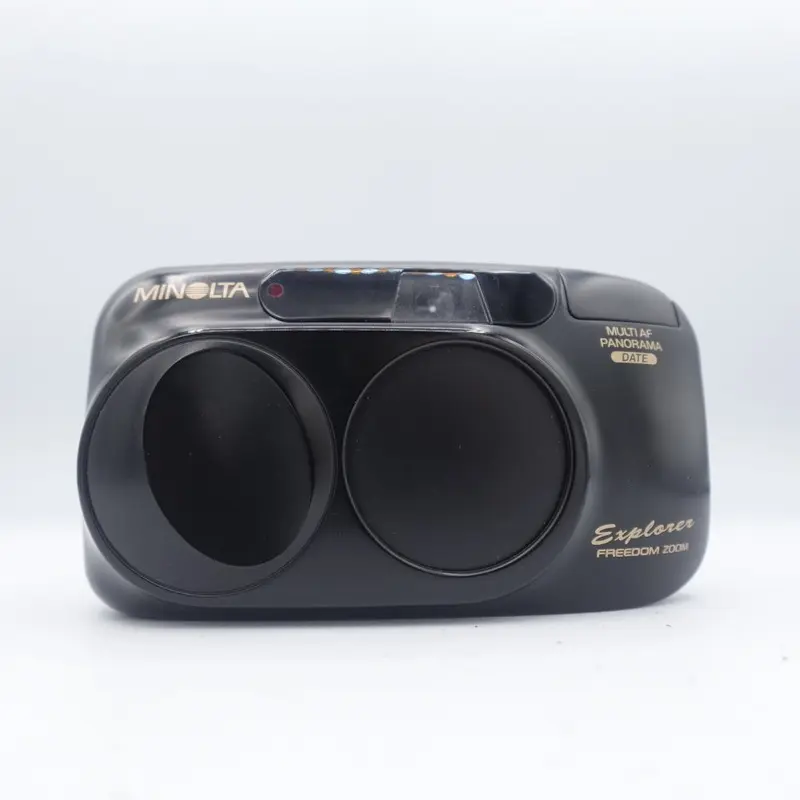Used Minolta Explorer Freedom Zoom 35mm Point and Shoot Camera | Black | U9