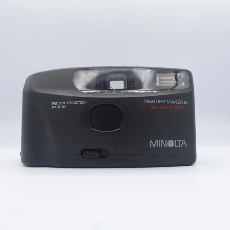 Used Minolta Memory Maker III 35mm Point and Shoot Camera | Black | U9