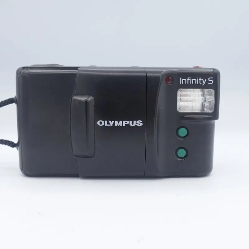 Used Olympus Infinity S 35mm Point and Shoot Camera | Black | U7