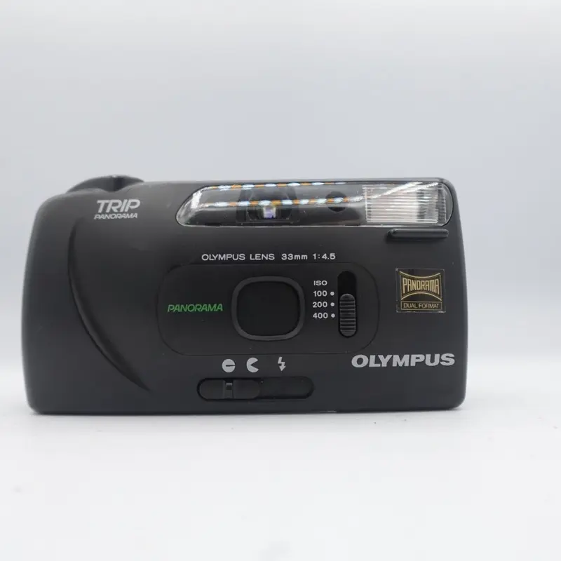 Used Olympus Trip Panorama 35mm Point and Shoot Camera | Black | U9