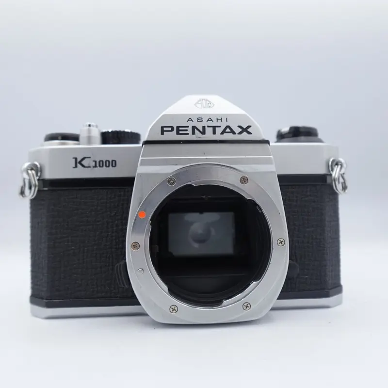 Used Pentax K1000 35mm SLR Camera Body | Chrome | U7