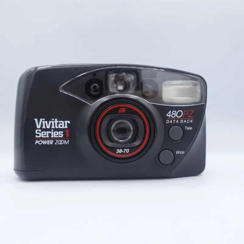 Used Vivitar Series 1 480PZ 35mm Point and Shoot Camera | Black | U9