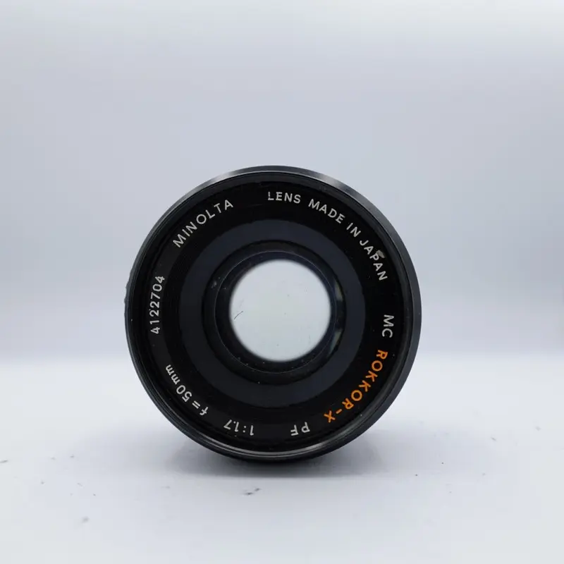 Used Minolta MC Rokkor-X PF 50mm f/1.7 Lens | Black | U9