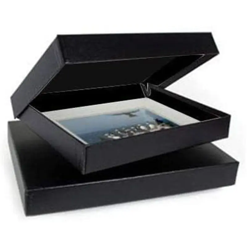 Archival Methods 10-031 Drop Front Archival Storage Box | 17.25 x 22.25 x 2", Black
