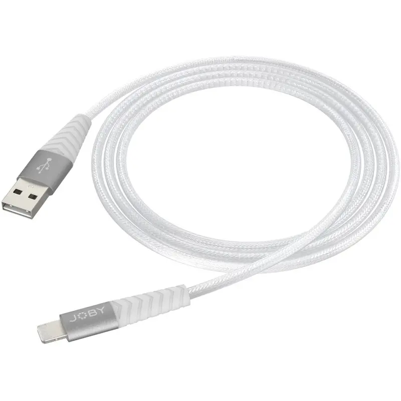 JOBY Charge & Sync Lightning Cable | 3.9', White
