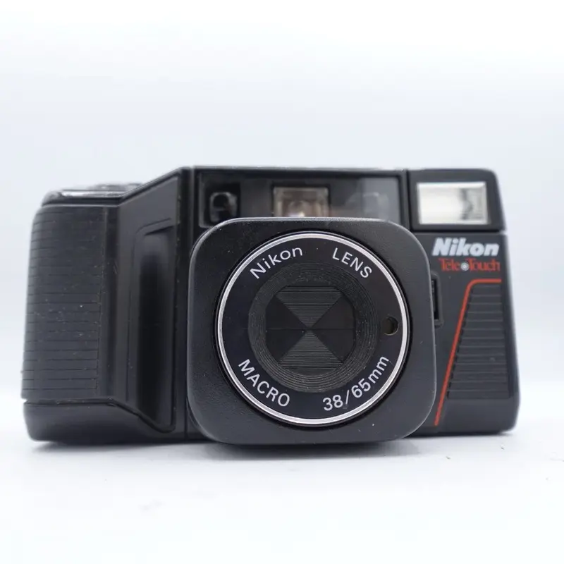 Used Nikon Tele Touch 35mm Point and Shoot Camera | Black | U7