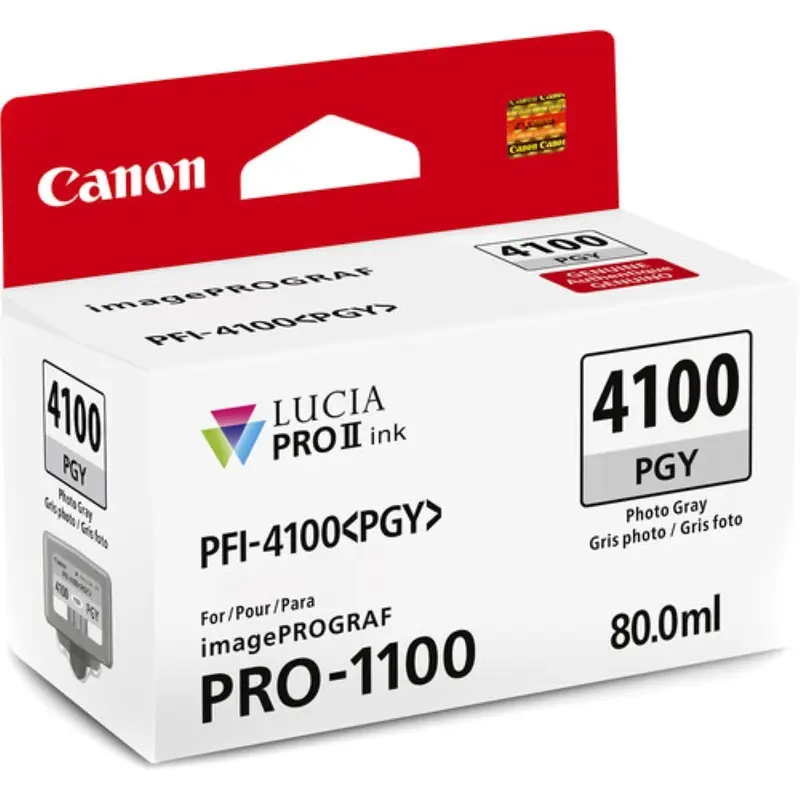 Canon PFI-4100 Photo Gray Pigment Ink Tank | 80mL