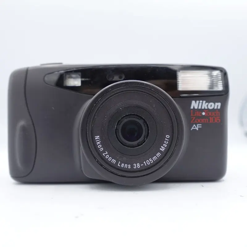 Used Nikon Lite Touch Zoom 105 35mm Point and Shoot Camera | Black | U8+