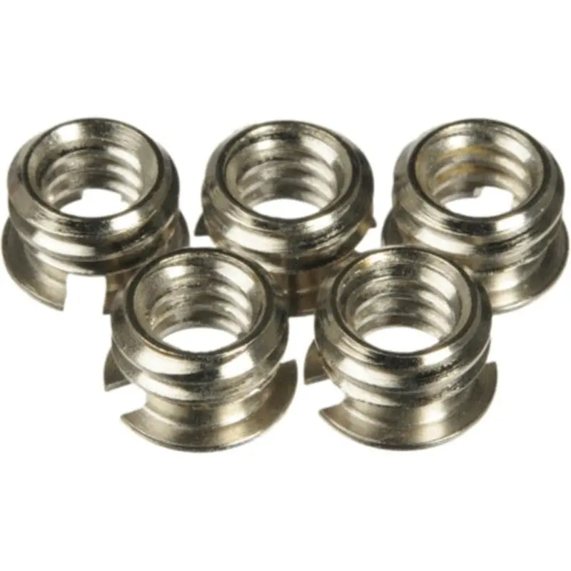 Manfrotto 148KN Reducing Bushing Set | 3/8"-16 to 1/4"-20, Set of 5