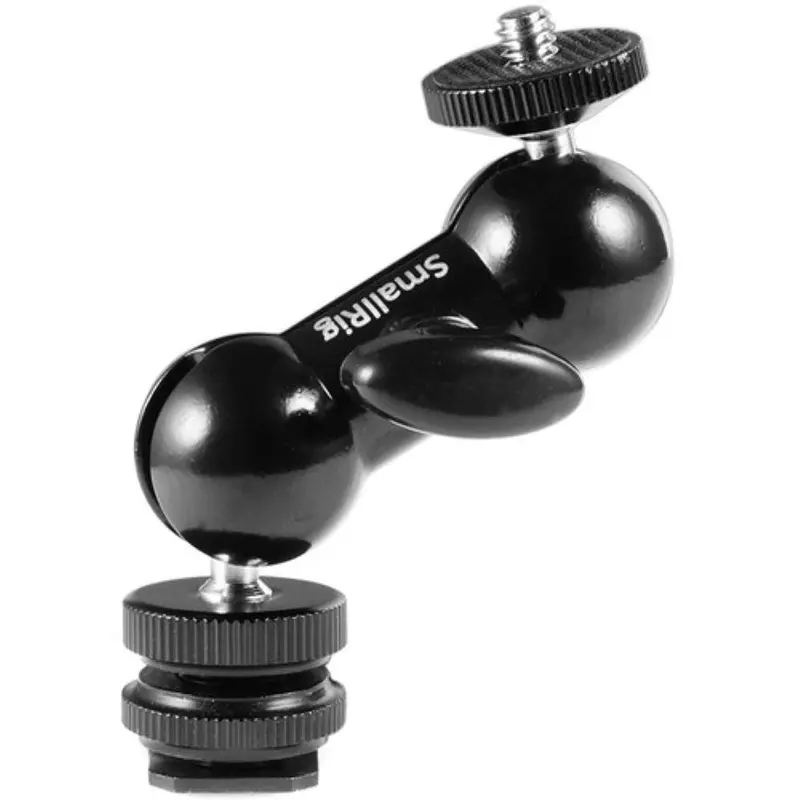 SmallRig Double Ball Head with Cold Shoe & 1/4"-20 Stud